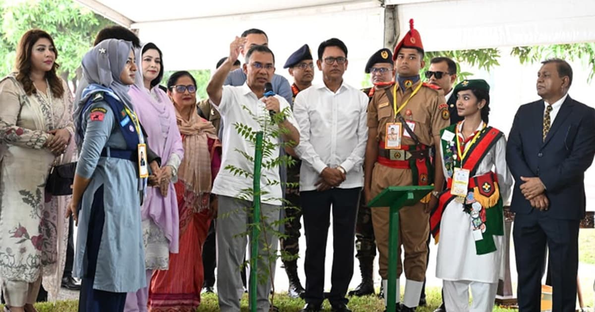মাধ্যমিক বিদ্যালয়ে বৃক্ষরোপণ কর্মসূচির উদ্বোধন প্রধানমন্ত্রীর