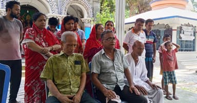 সংখ্যালঘু পরিবারের জমি দখল, বিচার চেয়ে সংবাদ সম্মেলন
