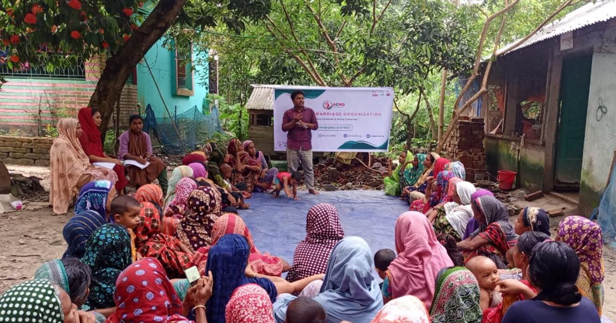 ধর্মপাশায় বাল্যবিবাহ রোধে সচেতনতামূলক ক্যাম্পেইন অনুষ্ঠিত