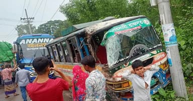 গাজীপুরে সড়কে ঝরলো সবজি ব্যবসায়ীর প্রাণ, আহত ৫