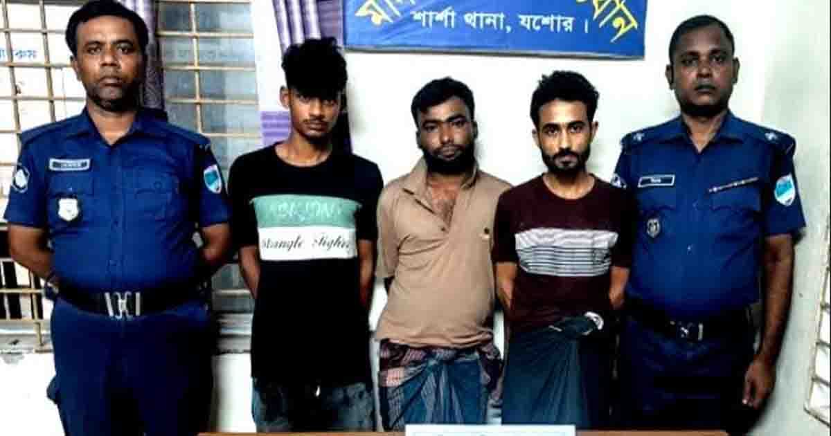 শার্শায় গাাঁজা ও ইয়াবাসহ তিন মাদককারবারী গ্রেপ্তার