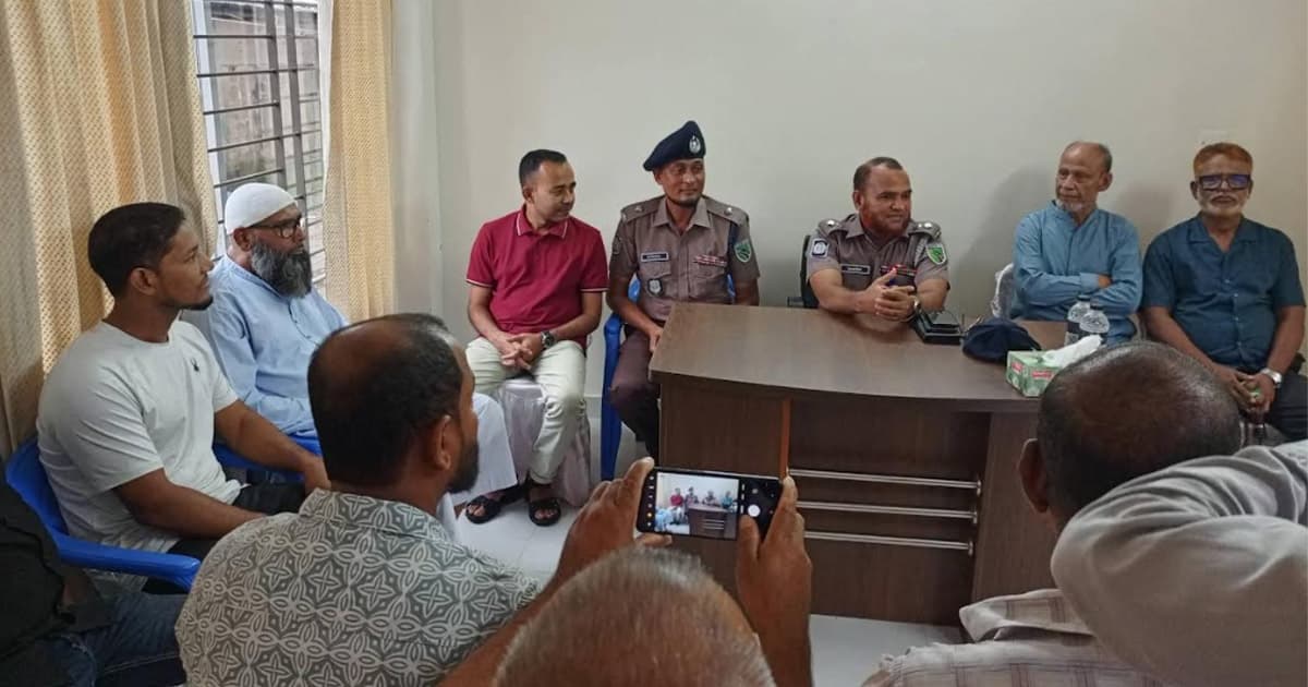 জয়কলস হাইওয়ে থানার নিজস্ব ভূমি পরিদর্শন পুলিশ সুপারের