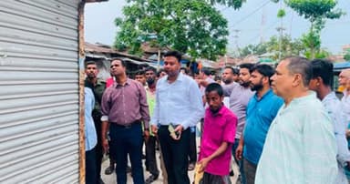 পাতারহাট বন্দরে উচ্ছেদ অভিযান