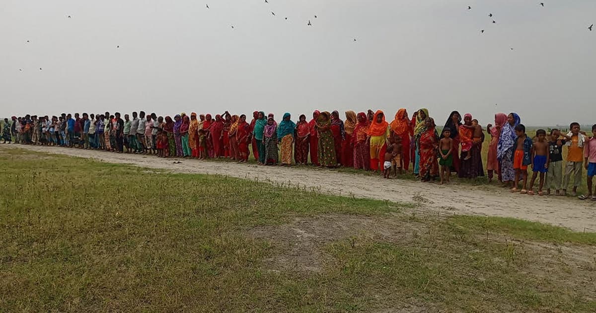 সারিয়াকান্দিতে যুবককে পিটিয়ে জখম, বিচারের দাবিতে মানববন্ধন