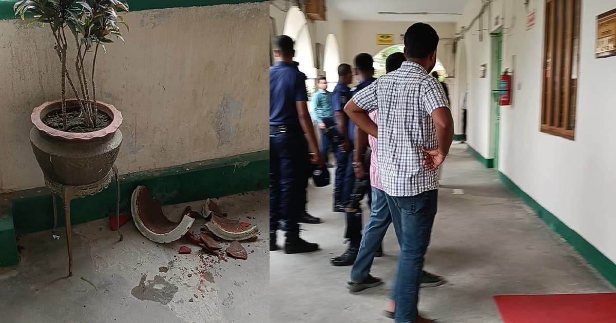 ডিসি অফিসে ২ বিএনপি নেতার মারামারি, আহত কর্মচারি