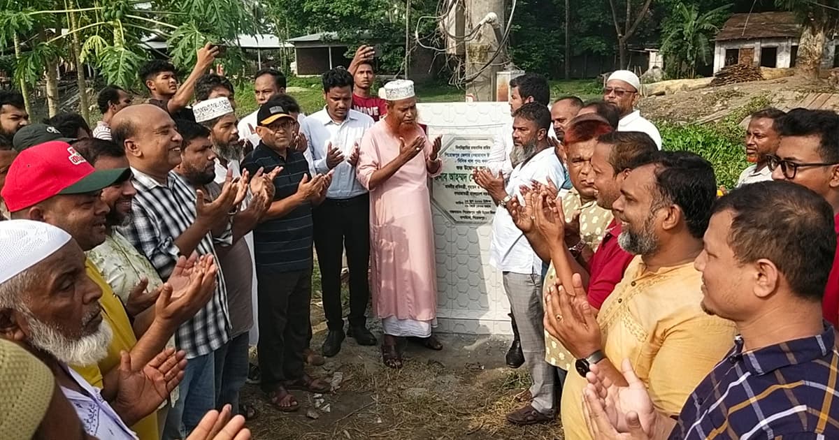 নেছারাবাদে বিসিক খাল পুনঃখননে উদ্বোধন
