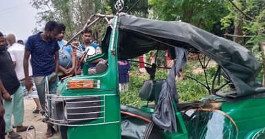 বিরামপুরে বাস চাপায় নারী নিহত