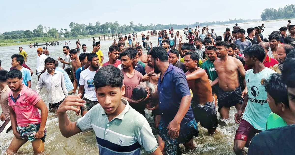 নদীতে নেমে নিভে গেল দুই ভাইয়ের জীবন প্রদীপ