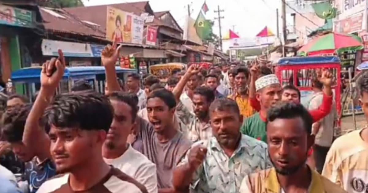 তাহিরপুরে ধর্ম অবমাননার অভিযোগ, পুলিশ হেফাজতে যুবক