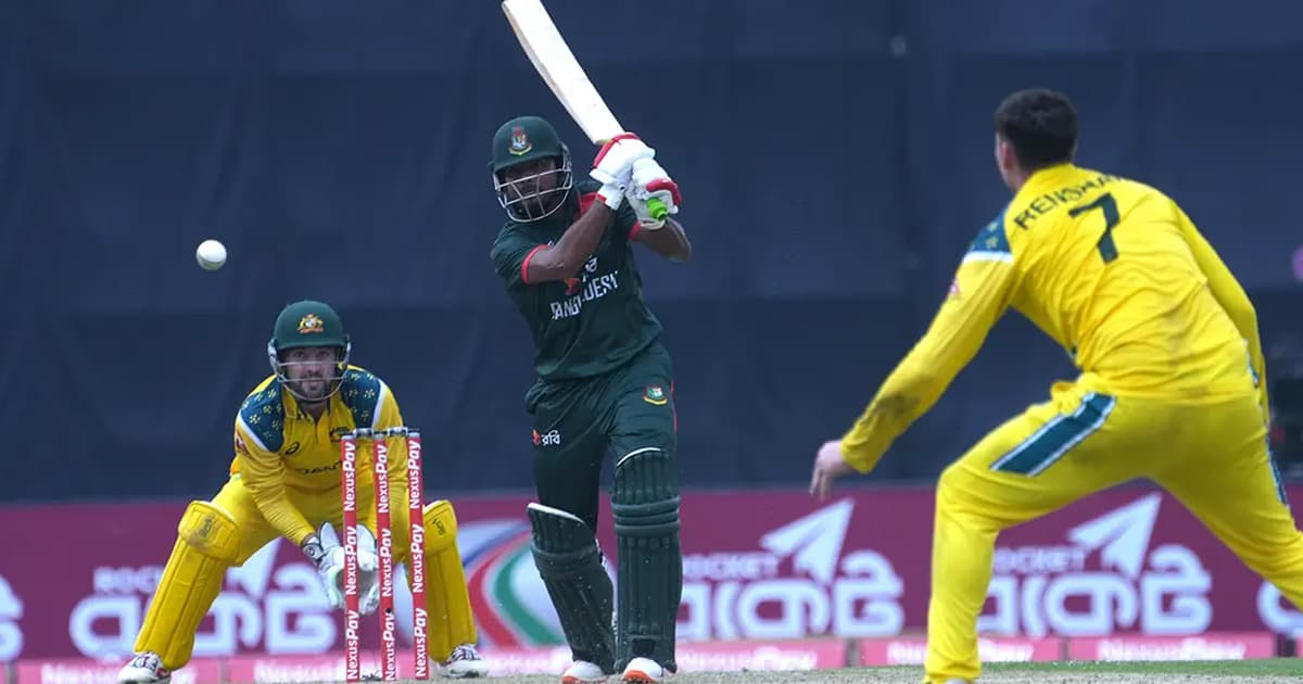অস্ট্রেলিয়াকে ২৮৫ রানের লক্ষ‍্য দিল বাংলাদেশ