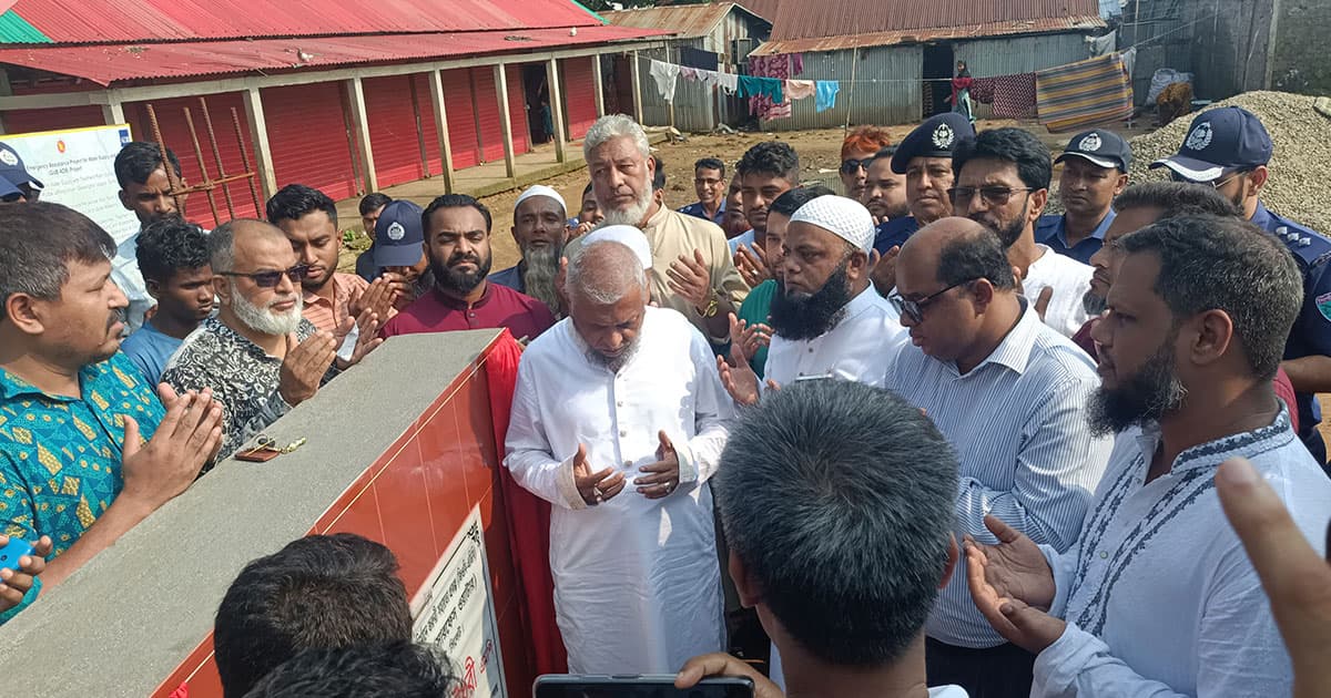জাফলংয়ে  ওয়াটার ট্রিটমেন্ট প্লান্টের ভিত্তিপ্রস্তর স্থাপন