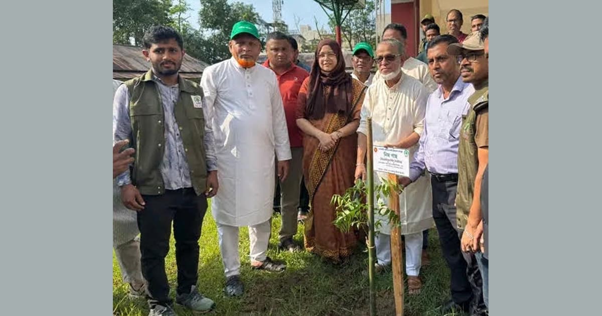 কুলাউড়ায় বৃক্ষরোপণ কর্মসূচির উদ্বোধন