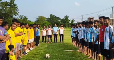 ঈশ্বরদীতে ব্রাজিল-আর্জেন্টিনা সমর্থকদের প্রীতি ম্যাচ অনুষ্ঠিত