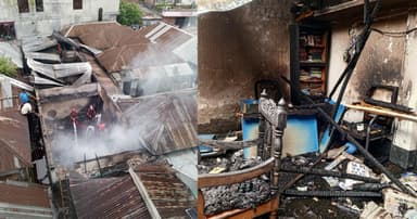 তাড়াশে অগ্নিকাণ্ডে পুরে ছাই ‘সমকাল পত্রিকা’ অফিস