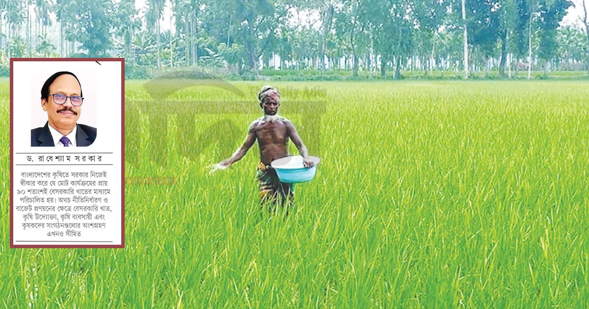 কৃষির সংকট বাজারে, সমাধান নীতিতে