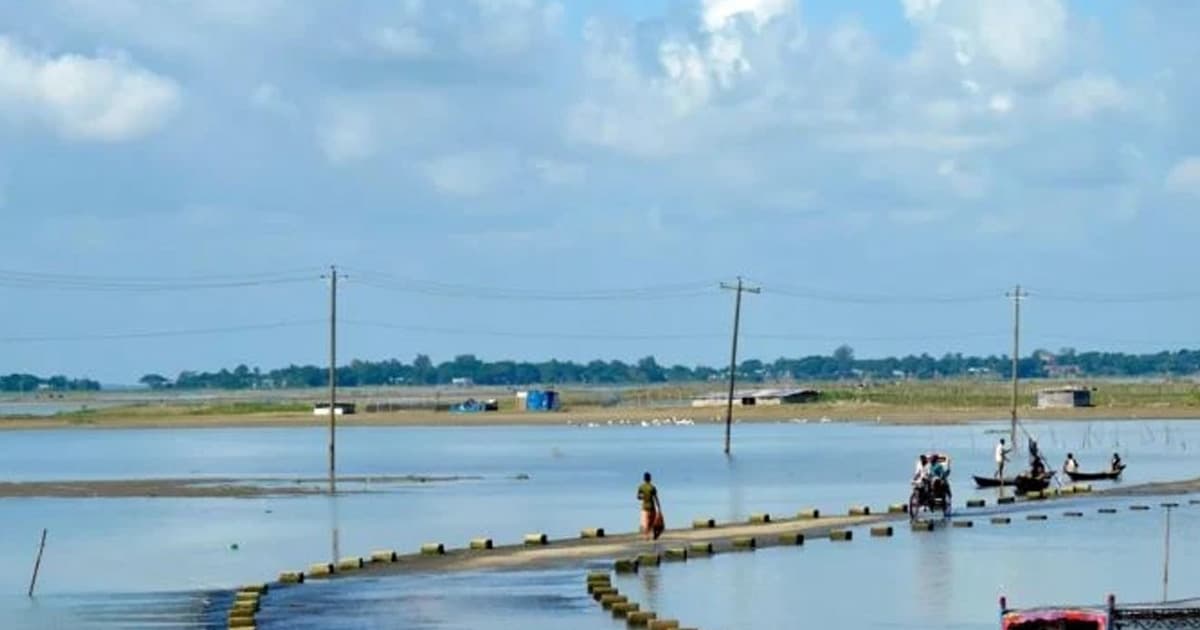 হাওরের বুক চিরে স্বপ্নের সেতু