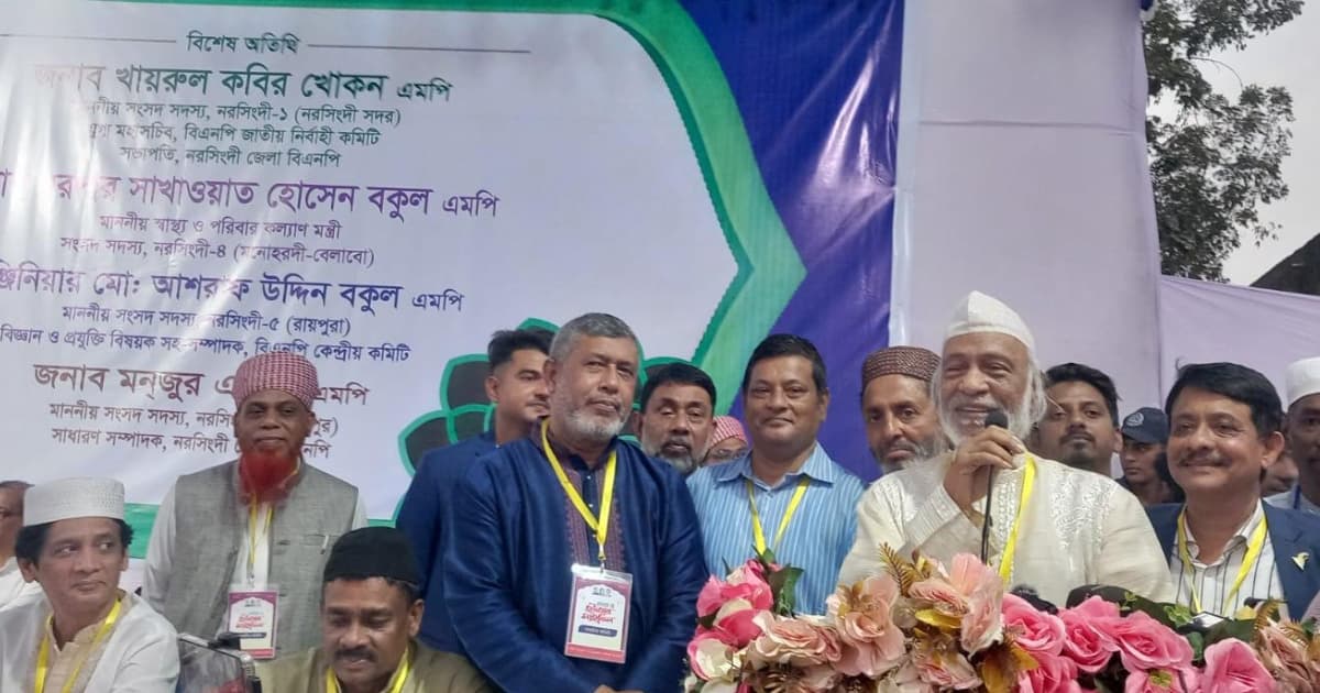 আগামীর বাংলাদেশে নরসিংদী নেতৃত্ব দিবে: ড. আবদুল মঈন খান
