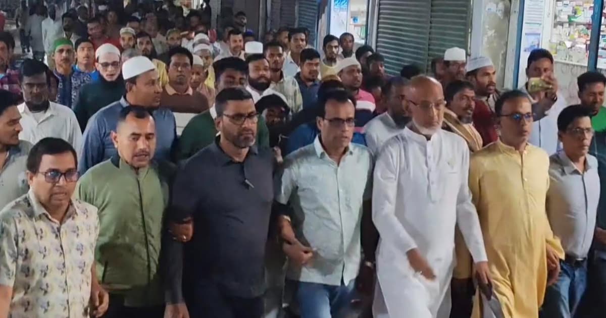 জিয়ানগর নাম পুনর্বহাল হওয়ায় বিএনপির আনন্দ মিছিল ও মিষ্টি বিতরণ