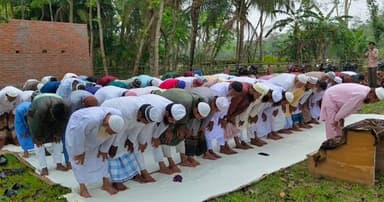 পিরোজপুরে ১০ গ্রামে আগাম ঈদুল ফিতর উদ্‌যাপন