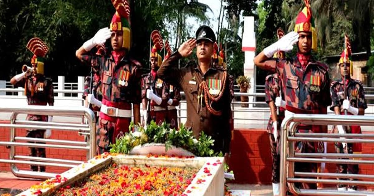 শার্শায় বীরশ্রেষ্ঠ নূর মোহাম্মদ শেখের সমাধিতে শ্রদ্ধা নিবেদন