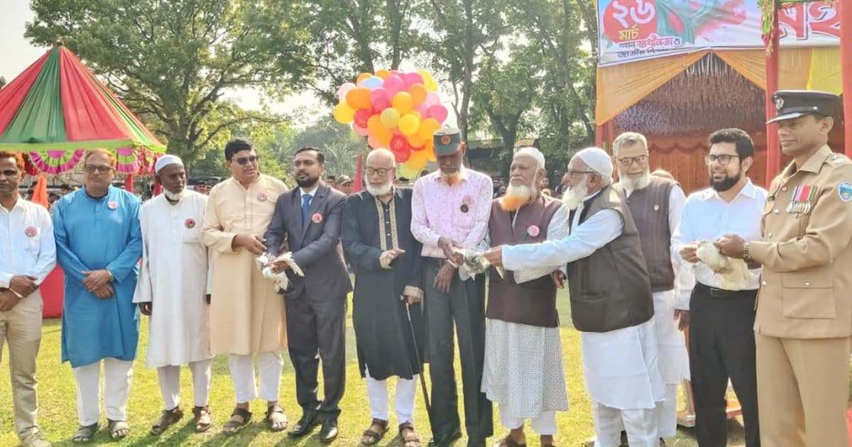 খানসামায় মহান স্বাধীনতা ও জাতীয় দিবস উদযাপন