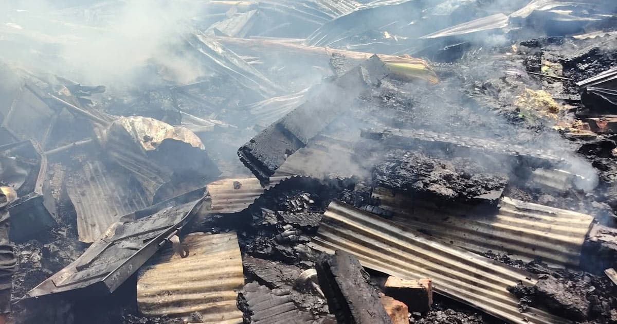 শরণখোলায় অগ্নিকাণ্ডে বসতঘর পুড়ে ছাই