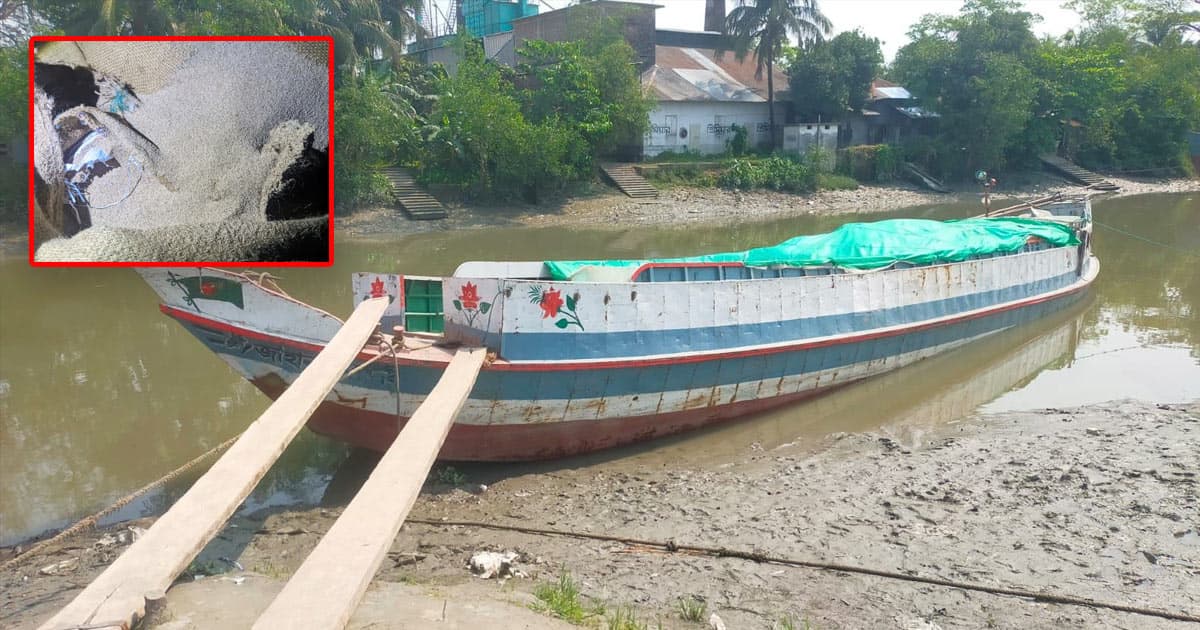 বাউফলে ট্রলার-ট্রাকসহ ৮শ বস্তা সন্দেহজনক পপি বীজ জব্দ