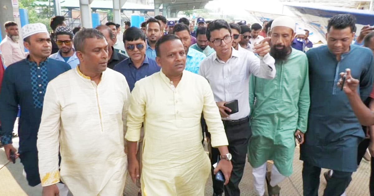 পটুয়াখালী নদী বন্দর পরিদর্শন নৌ পরিবহন প্রতিমন্ত্রীর