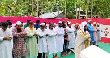 রাজাপুরের অর্ধশত পরিবারের ঈদুল ফিতর উদযাপন