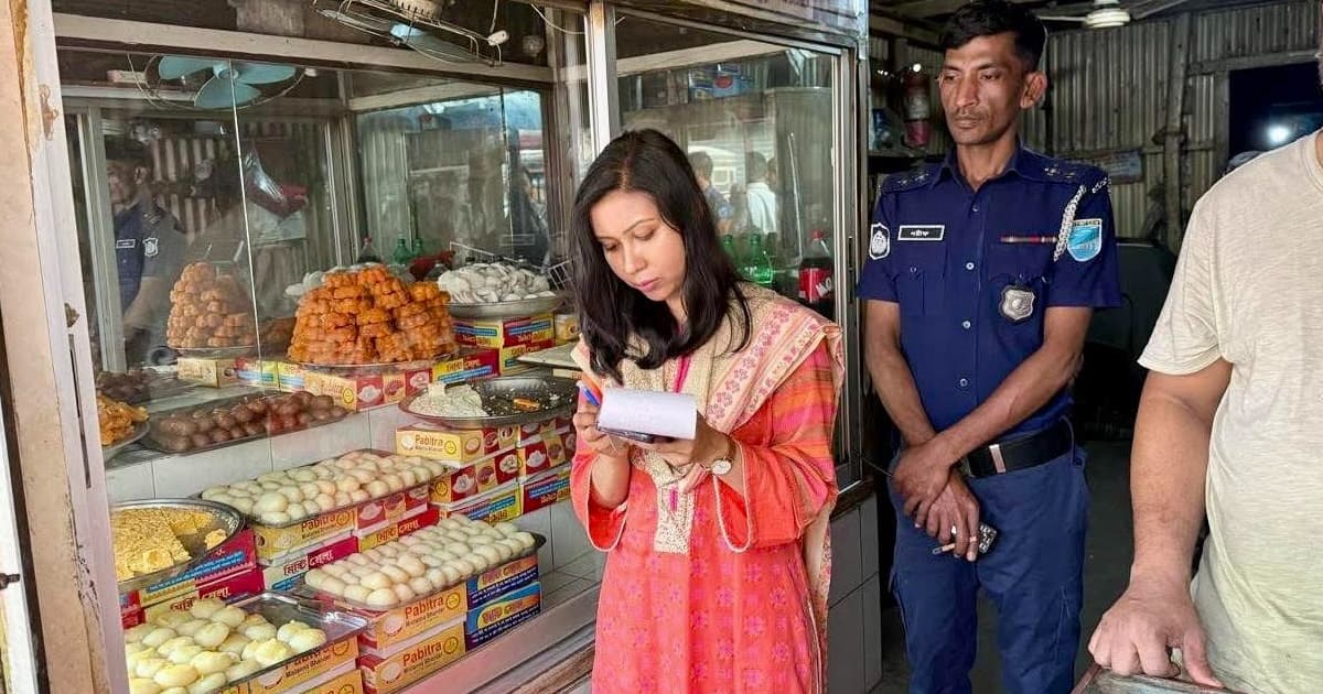 সদরপুরে বাজারে ভ্রাম্যমাণ আদালত,  ৭ জনকে জ‌রিমানা