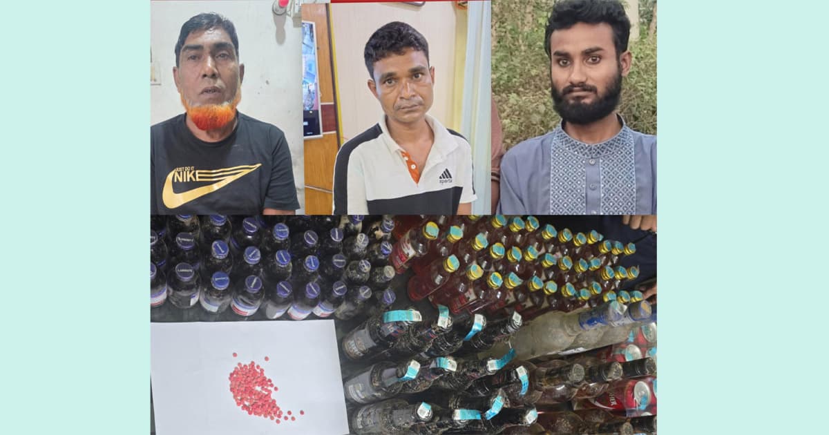 কুমিল্লায় যৌথ অভিযানে ৩ মাদক ব্যবসায়ী গ্রেপ্তার