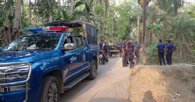 কচুয়ায় পুলিশকে কুপিয়ে আসামি ছিনতাই