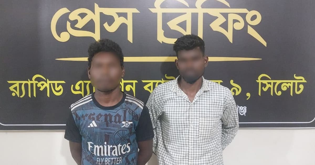 মাধবপুরে ৬০ কেজি গাঁজাসহ ২ মাদক কারবারি আটক