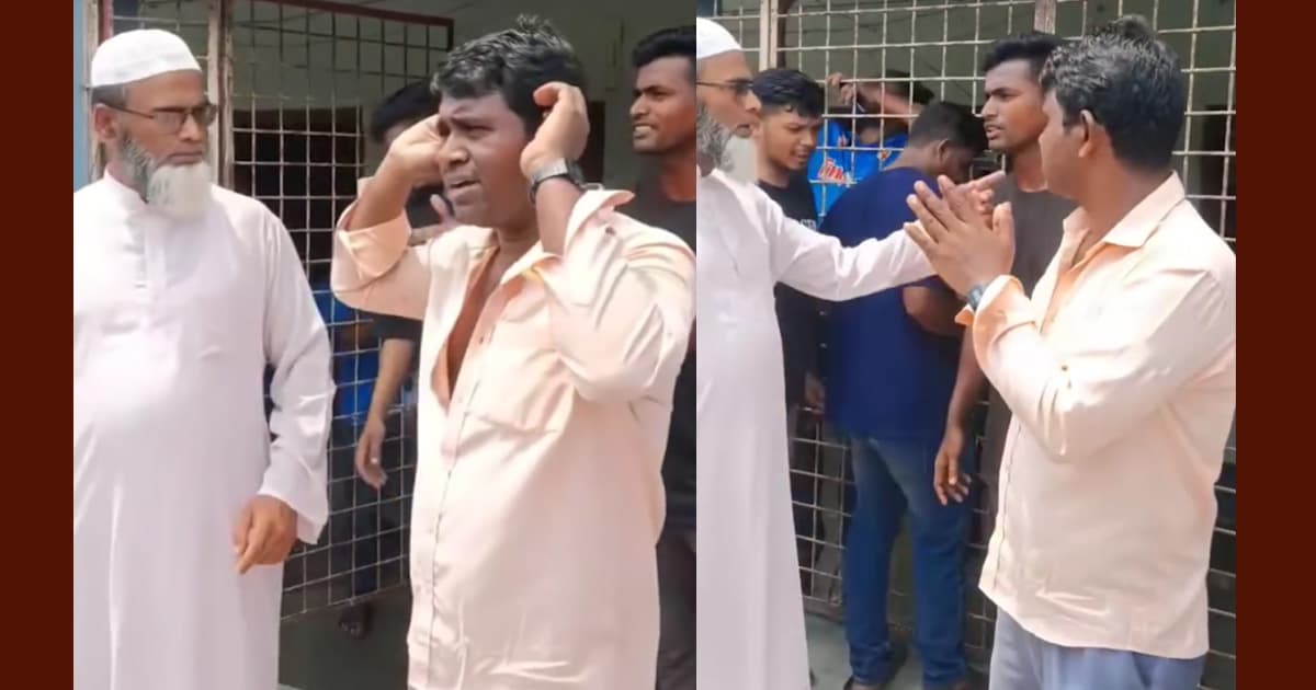 কান ধরে ক্ষমা চাইলেও রক্ষা হয়নি শিক্ষক গৌরাঙ্গের