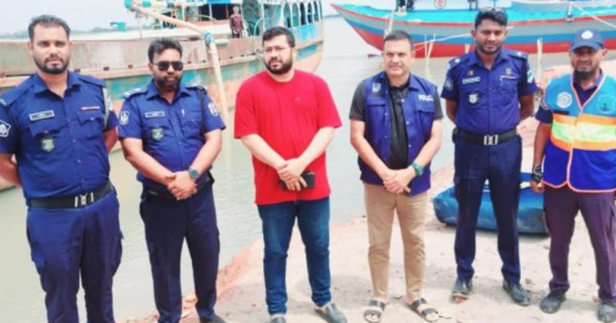 শ্যামনগরে নদীতে বালু উত্তোলনের অভিযোগে একজনের কারাদন্ড