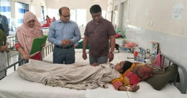 ত্রিশাল স্বাস্থ্য কমপ্লেক্স পরিদর্শনে এমপি ডা. লিটন