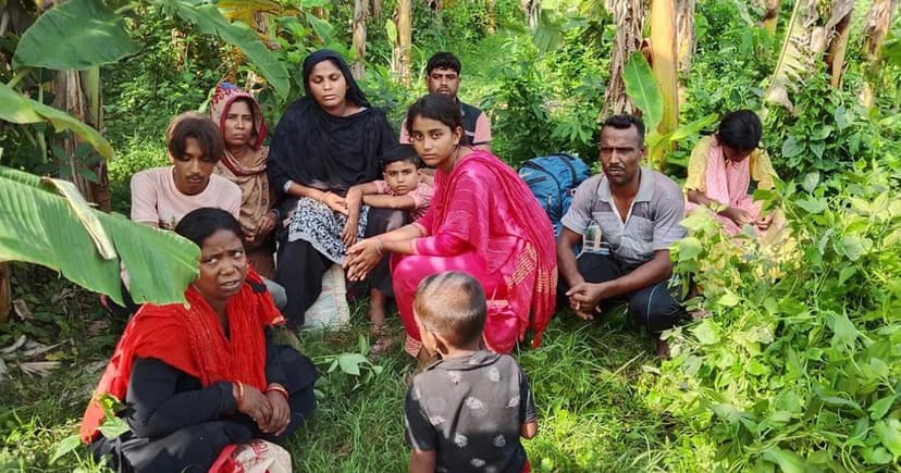 চুয়াডাঙ্গা সীমান্তে নারী ও শিশুসহ আট ১০