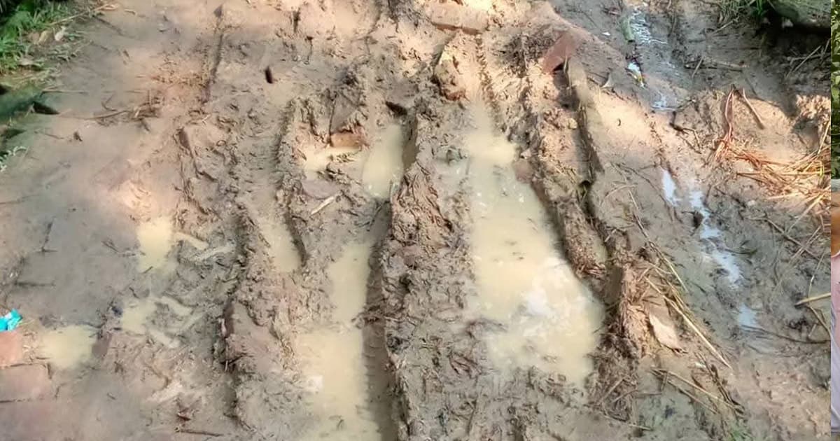 পাকুরিয়ায় কাদাধুলোয় বন্দি জনজীবন