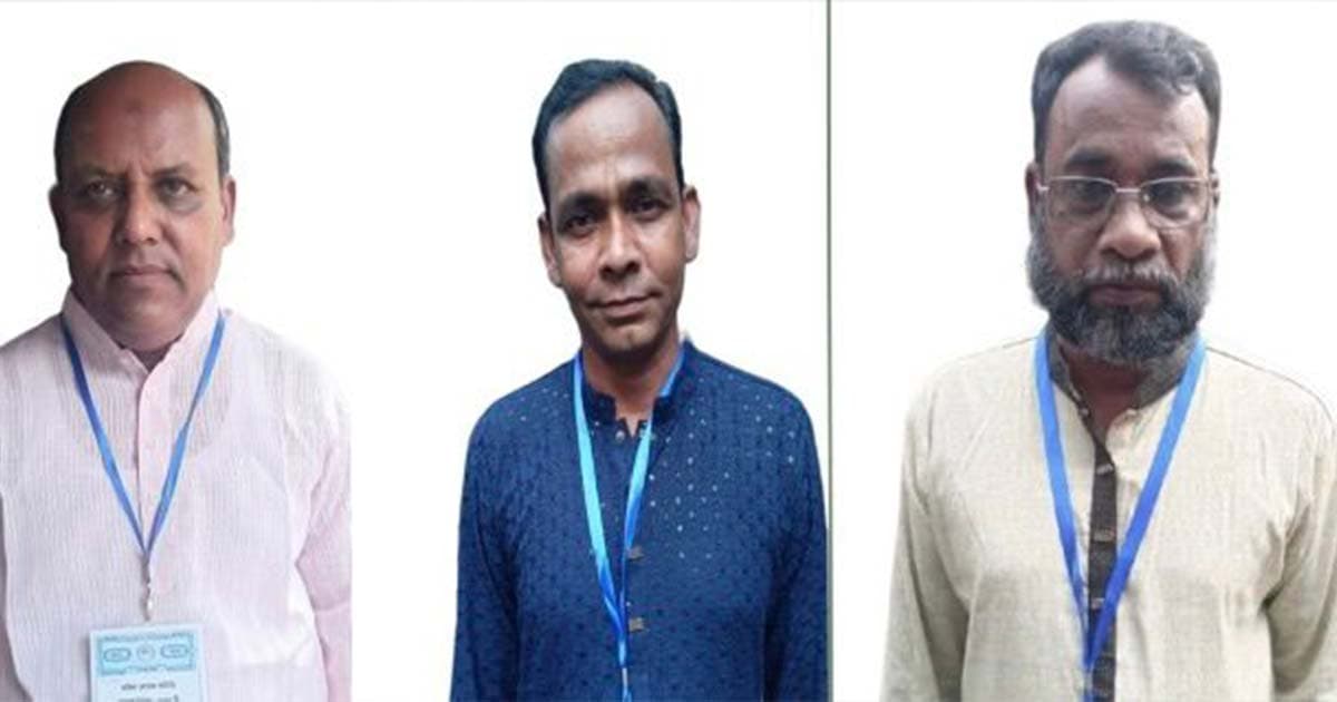 গুরুদাসপুর দলিল লেখক সমিতির নেতৃত্বে মতিন-এহসানুল-মিজানুর