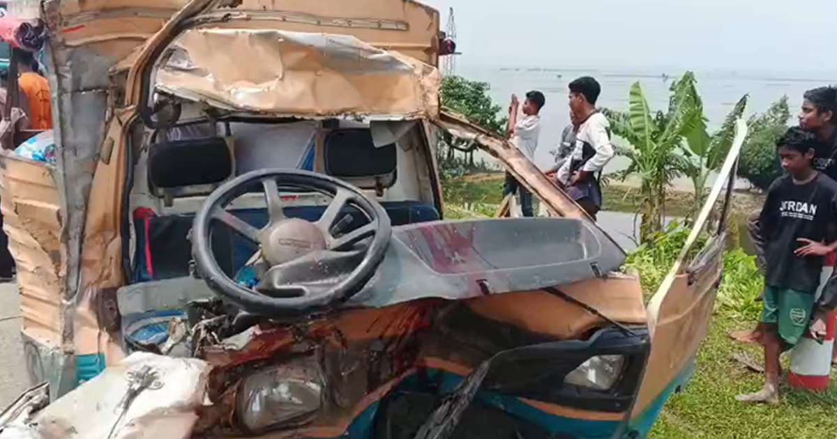 সুনামগঞ্জে বাস-লেগুনা সংঘর্ষ, নিহত ২