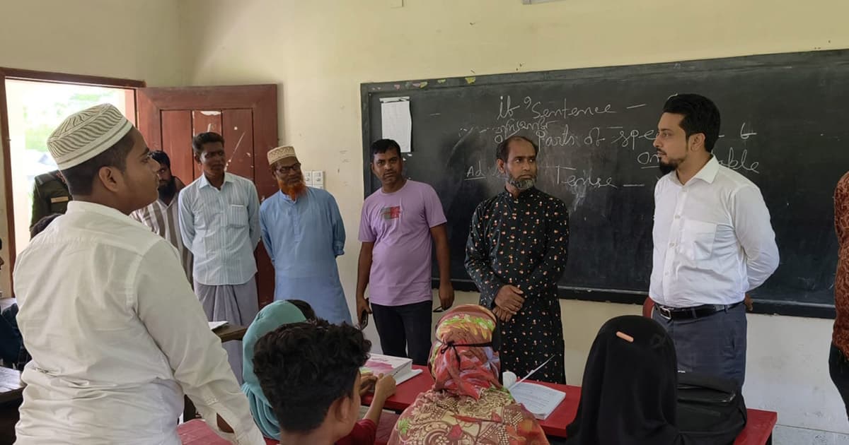 এসএসসিতে শতভাগ ফেল, সেই বিদ্যালয় পরিদর্শনে ইউএনও