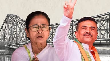 পশ্চিমবঙ্গে ৯০ আসনের চূড়ান্ত ফল: বিজেপি ৬১, তৃণমূল ২৬