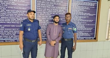 শিবগঞ্জে এএসপি পরিচয়ে তেল নিতে গিয়ে যুবক আটক