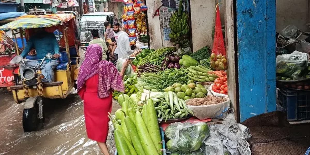 বৃষ্টির বাগড়া, ‘সরবরাহ কমে’ সবজির বাজার চড়া