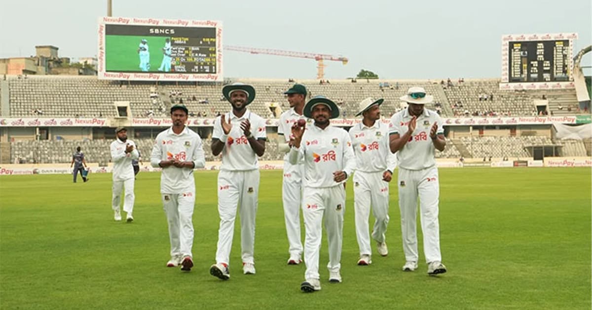 ৩৪ রানের লিড নিয়ে দিন শেষ বাংলাদেশের