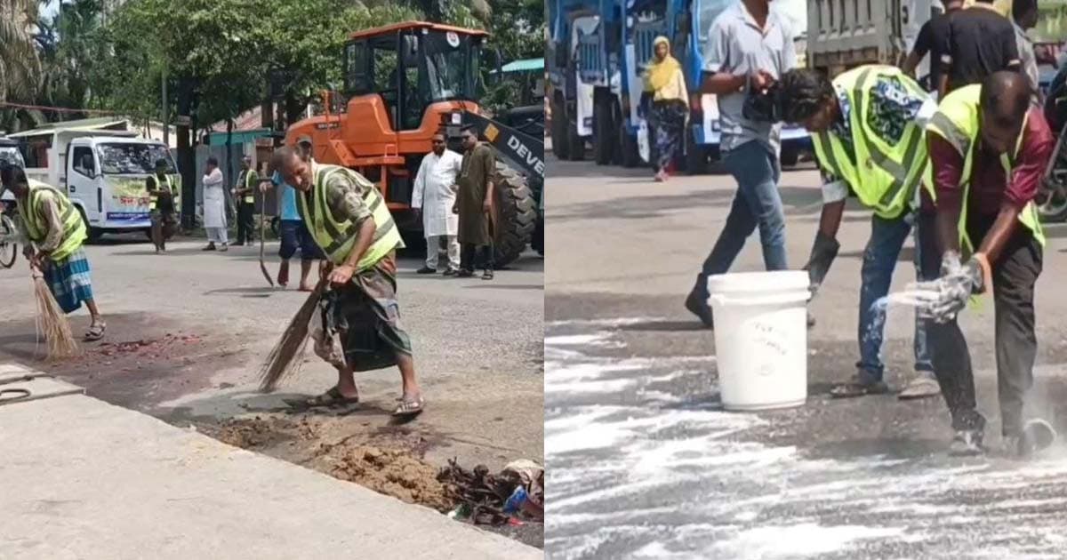 লক্ষ্য ৬ ঘণ্টা: বরিশালে দুপুর থেকে বর্জ্য অপসারণ শুরু