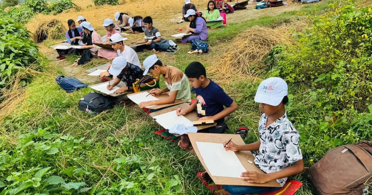 ব্রাহ্মণবাড়িয়া শিশু নাট্যমের আর্ট ক্যাম্প উদ্বোধন