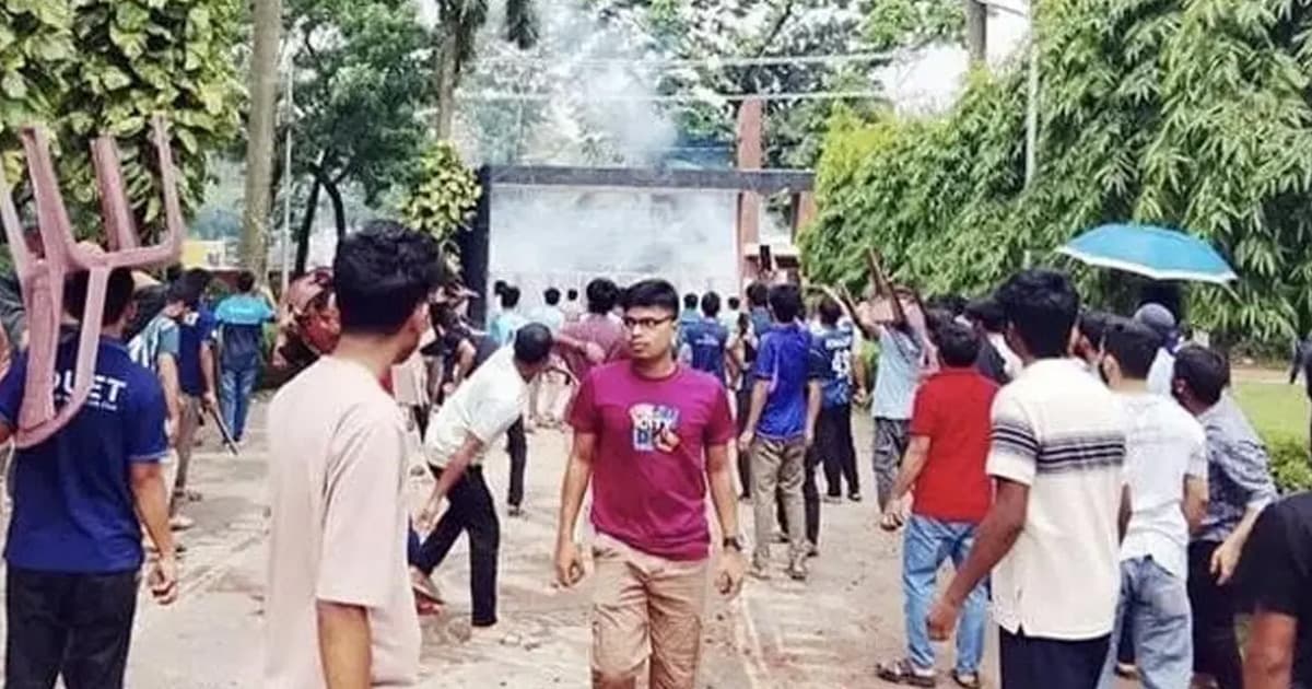 ভিসি ইস্যুতে ডুয়েটে রণক্ষেত্র, সংঘর্ষে আহত ১৫