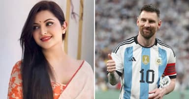 মেসির পায়ে বল থাকলেই আমার হার্টবিট বেড়ে যায়: পরীমণি