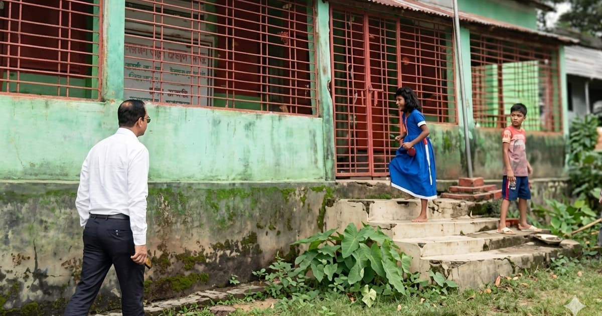 বিদ্যালয় পরিদর্শনে এমপি, নেই কোনো শিক্ষক